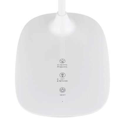 Globo - Dimmbare LED-Tischleuchte mit Touch-Funktion LED/9W/230V 3000K/4000K/6500K CRI 90 weiß