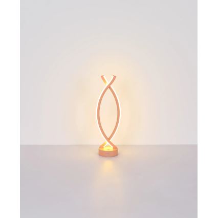 Globo - LED dimmbare Touch-Tischlampe LED/1W/3,7V 3000K 1800 mAh USB rosa