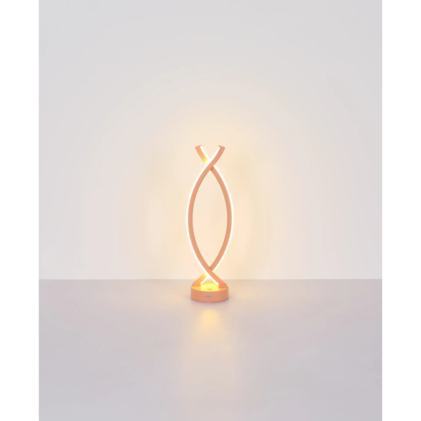 Globo - LED dimmbare Touch-Tischlampe LED/1W/3,7V 3000K 1800 mAh USB rosa