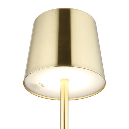 Globo - LED dimmbare Touch-Tischlampe, wiederaufladbar, LED/2W/3,7V 3000/4000/6000K 2200 mAh, goldfarben