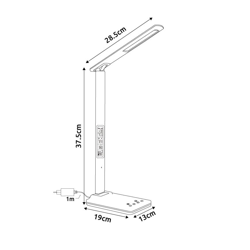 Globo - Dimmbare Touch-Tischlampe LED/5W/230V