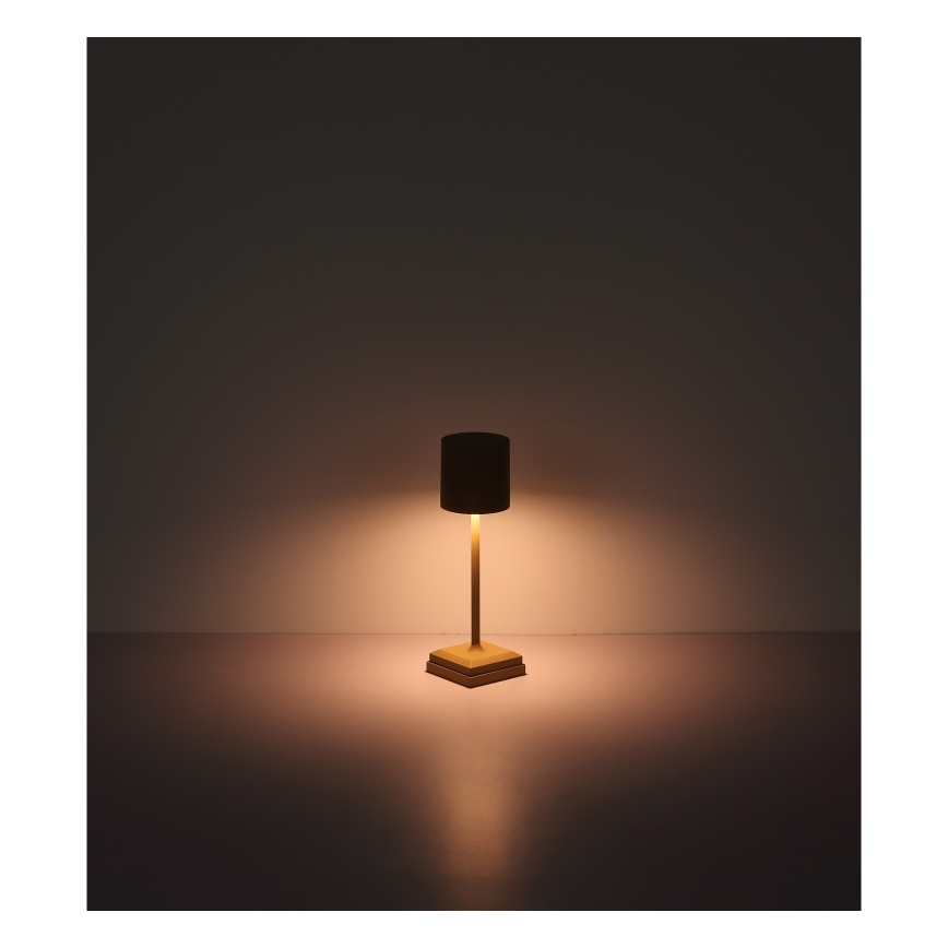 Globo - dimmbare LED-Tischlampe mit Touch-Bedienung, wiederaufladbar, LED/1,5 W/5 V, 2200 mAh, beige