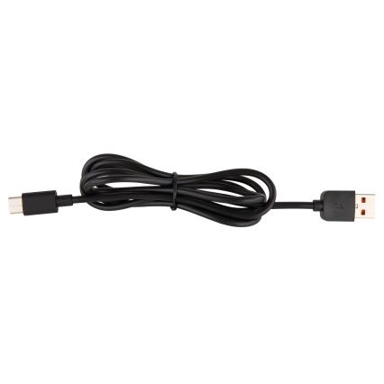 Globo - LED, dimmbar, mit Touch-Bedienung, wiederaufladbare Außen-Tischlampe 3-in-1 LED/3W/5V 3000/4000/5000K IP54 1800 mAh schwarz