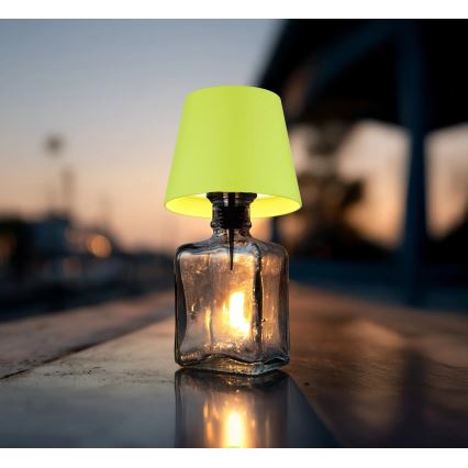 Globo - LED, dimmbar, mit Touch-Bedienung, wiederaufladbare Outdoor-Tischlampe 3-in-1 LED/3W/5V 3000/4000/5000K IP54 1800 mAh grün