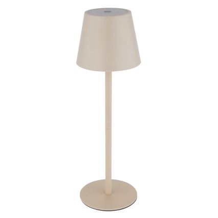 Globo - 3-in-1 wiederaufladbare LED-Tischlampe für den Außenbereich, dimmbar, mit Touch-Bedienung, LED/3W/5V, 3000/4000/5000K, IP54, 1800 mAh