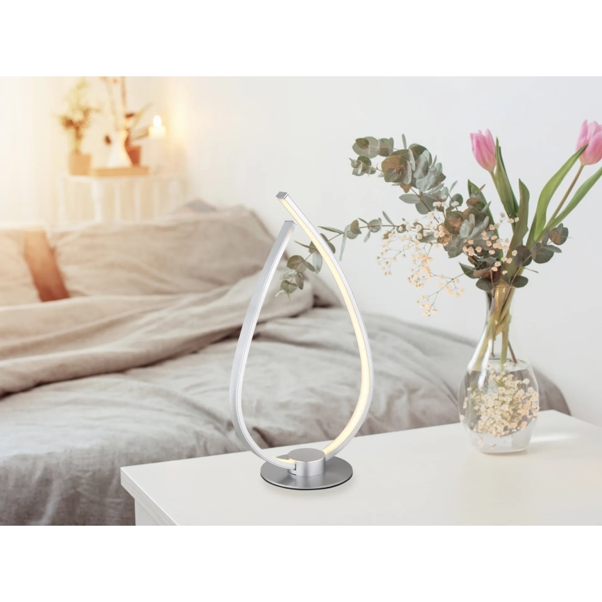 Globo - LED-Tischlampe LED/6W/230V silber