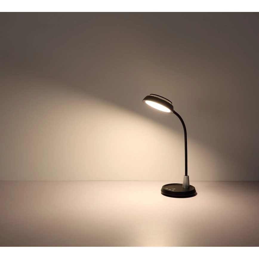 Globo - Dimmbare LED-Tischlampe mit Touch-Bedienung LED/12W/230V 3000/4000/6500K schwarz