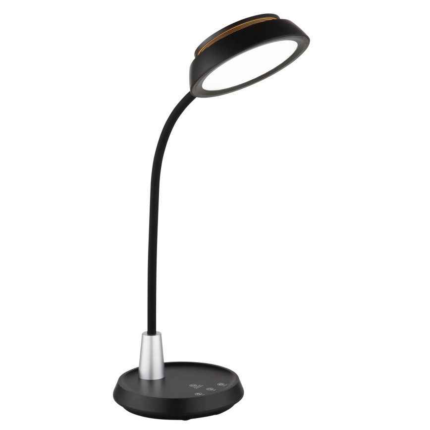 Globo - Dimmbare LED-Tischlampe mit Touch-Bedienung LED/12W/230V 3000/4000/6500K schwarz