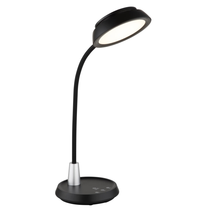 Globo - Dimmbare LED-Tischlampe mit Touch-Bedienung LED/12W/230V 3000/4000/6500K schwarz