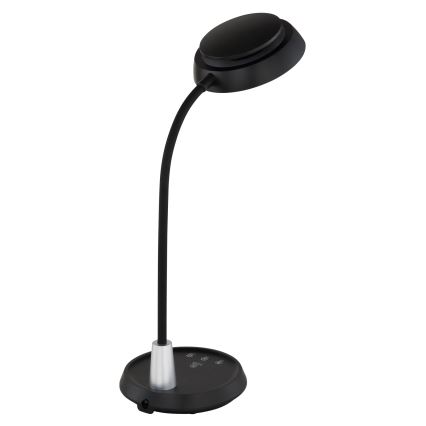 Globo - Dimmbare LED-Tischlampe mit Touch-Bedienung LED/12W/230V 3000/4000/6500K schwarz