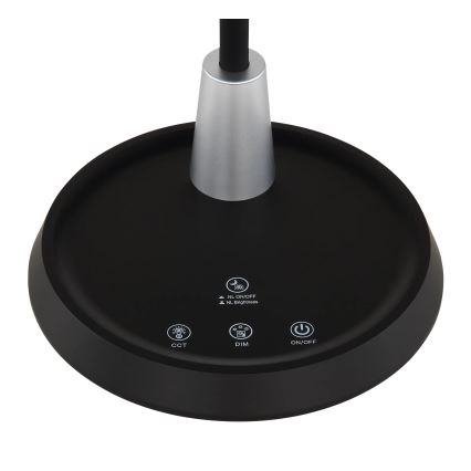 Globo - Dimmbare LED-Tischlampe mit Touch-Bedienung LED/12W/230V 3000/4000/6500K schwarz
