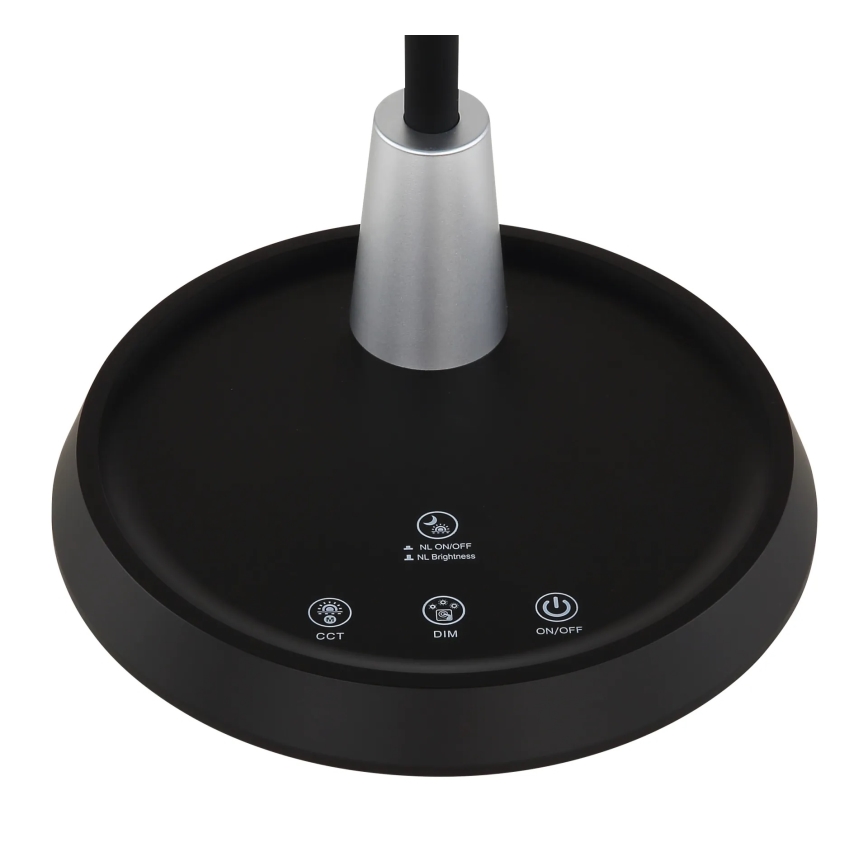 Globo - Dimmbare LED-Tischlampe mit Touch-Bedienung LED/12W/230V 3000/4000/6500K schwarz