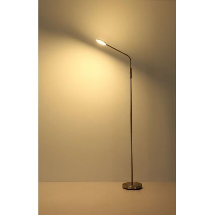 Globo - Dimmbare Touch-Stehlampe LED/6,5W/230V 2700/3350/4000K mattchrom