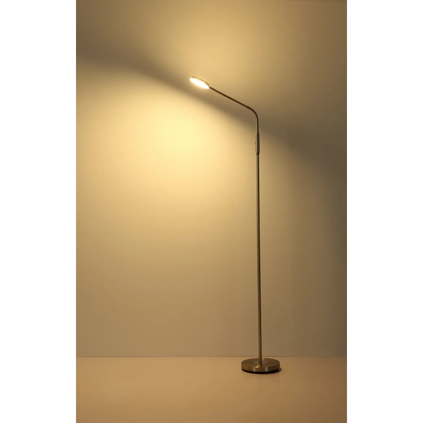 Globo - Dimmbare Touch-Stehlampe LED/6,5W/230V 2700/3350/4000K mattchrom