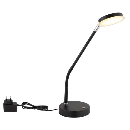 Globo - LED-dimmbare Touch-Tischlampe LED/6,5W/230V 2700/3350/4000K schwarz