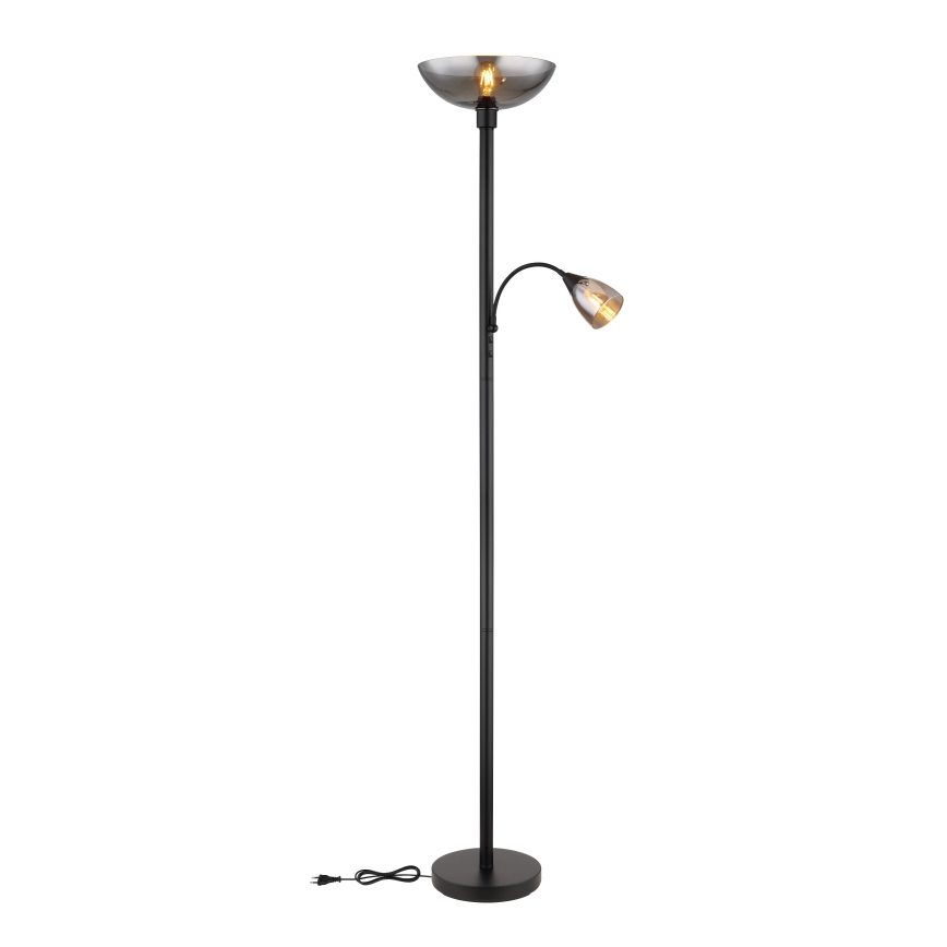 Globo - Stehleuchte 1xE27/60W/230V + 1xE14/40W