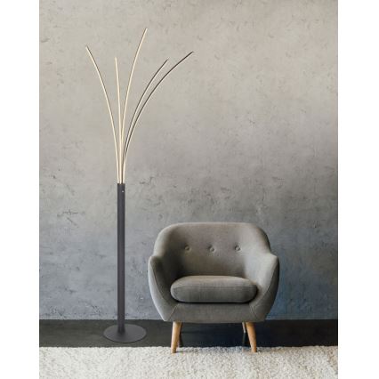 Globo - LED dimmbare Touch-Stehleuchte LED/36W/230V schwarz