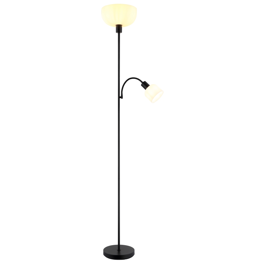 Globo - Stehlampe 1xE27/40W/230V + 1xE14/25W