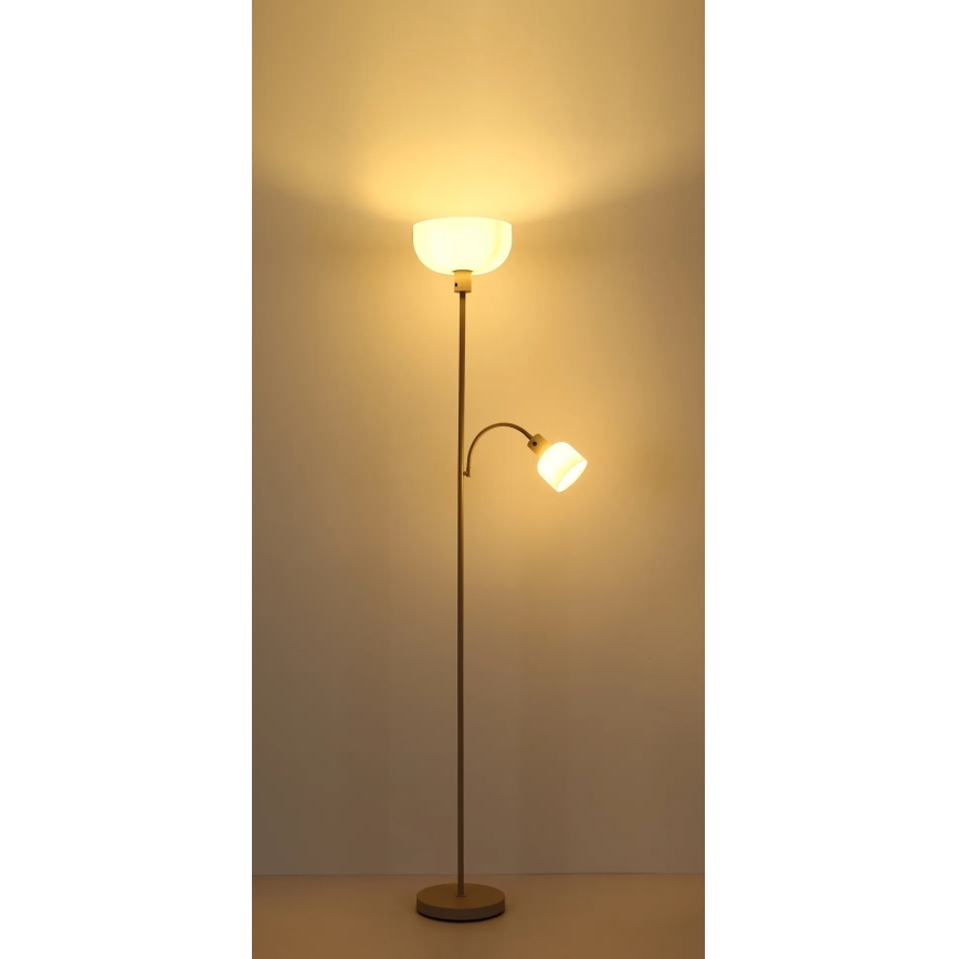 Globo - Stehlampe 1xE27/40W/230V + 1xE14/25W