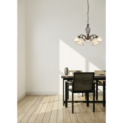 Globo - Hängeleuchte an Kette 5xE27/60W/230V