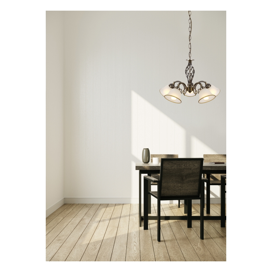Globo - Hängeleuchte an Kette 5xE27/60W/230V