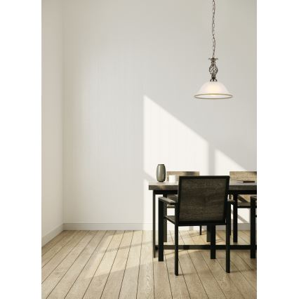 Globo 60208H - Kronleuchter auf der Kette ODIN 1xE27/60W/230V