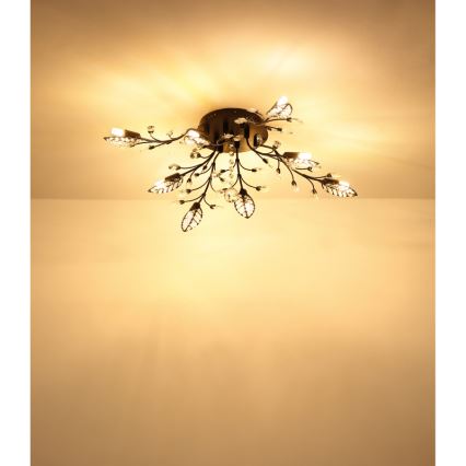 Globo - Deckenleuchte 8×G9/5W/230 V Ø 76 cm