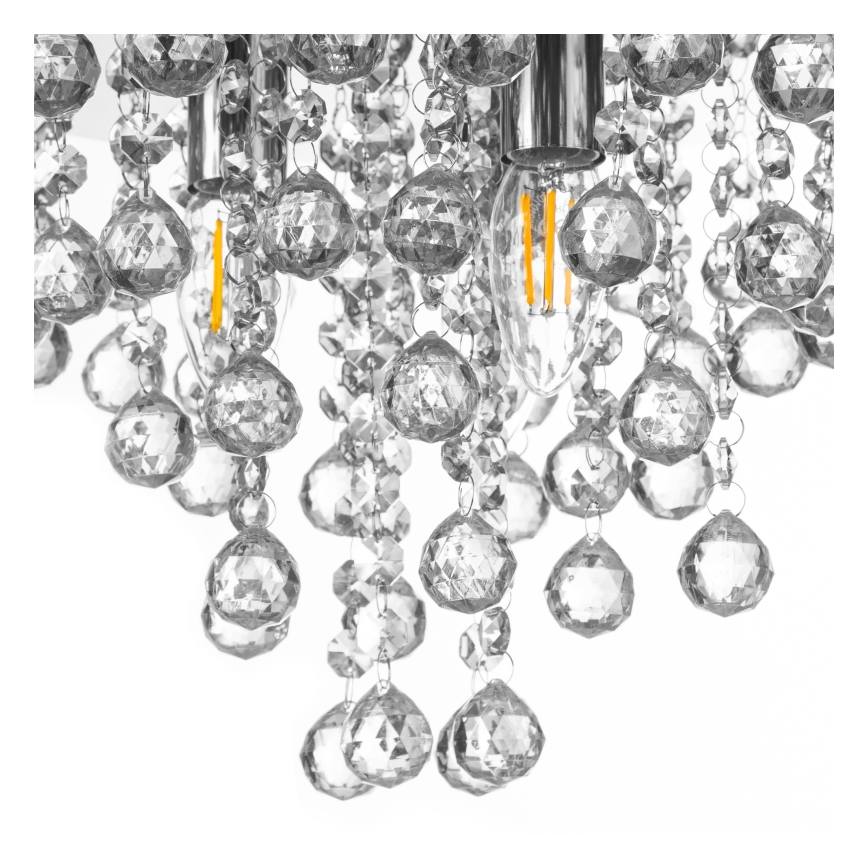 Globo - Deckenleuchte 3xE14/40W/230V d 38 cm glänzendes Chrom