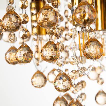 Globo - Deckenleuchte 3xE14/40W/230V d 38 cm golden