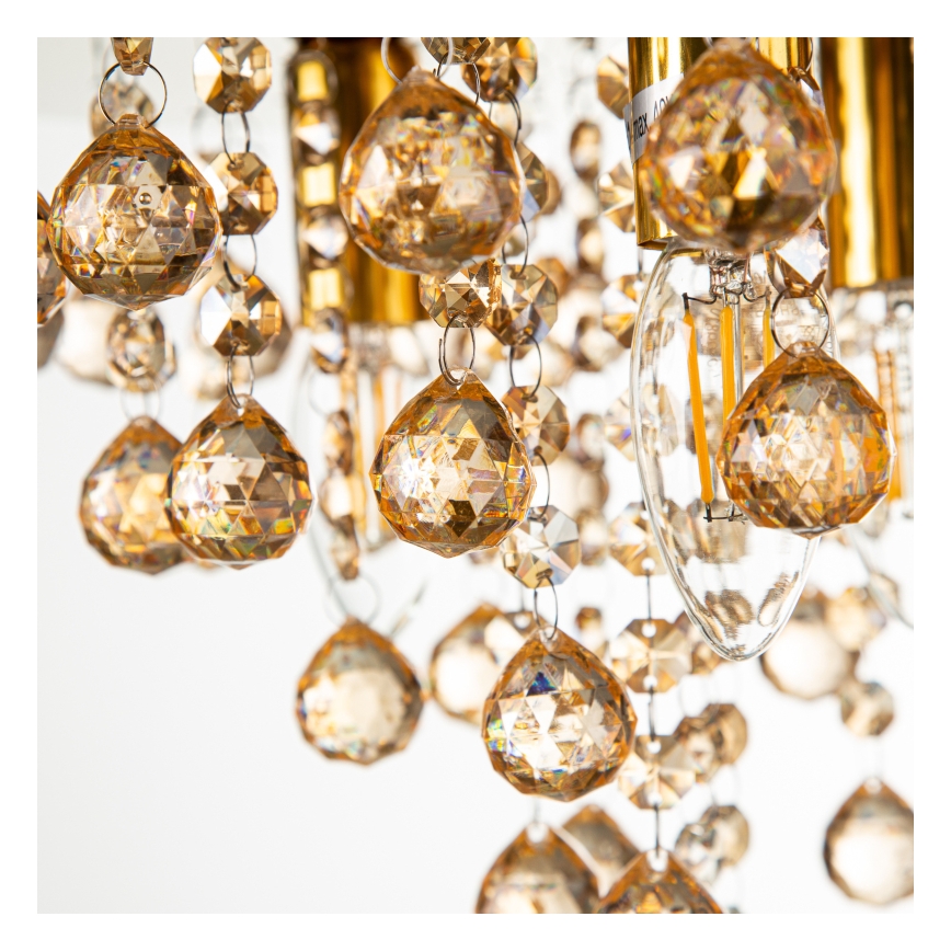 Globo - Deckenleuchte 3xE14/40W/230V d 38 cm golden