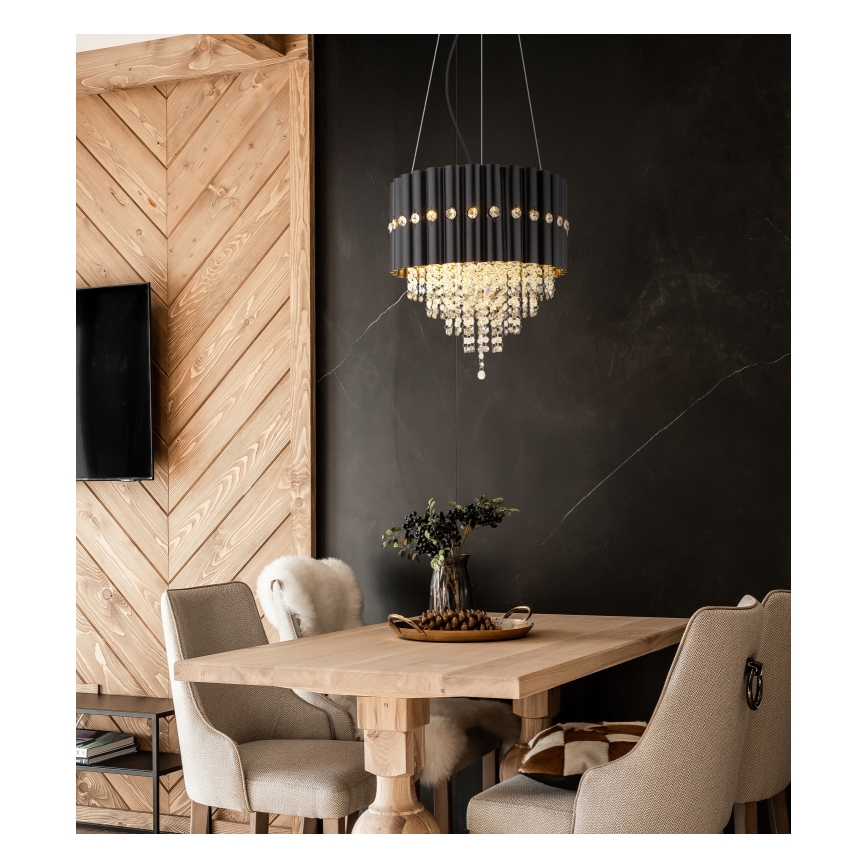 Globo - Kronleuchter an Aufhängung 3xE27/40W/230V d 40 cm