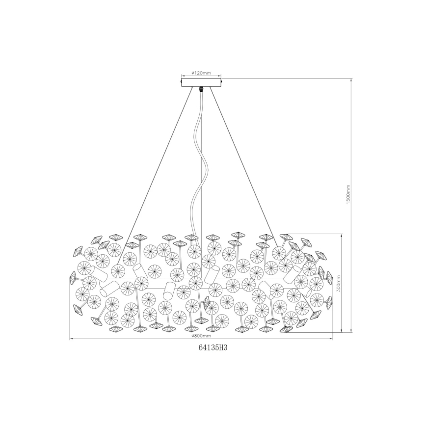 Globo - LED-Kristall-Kronleuchter an Aufhängung 20xG9/3,5W/230V