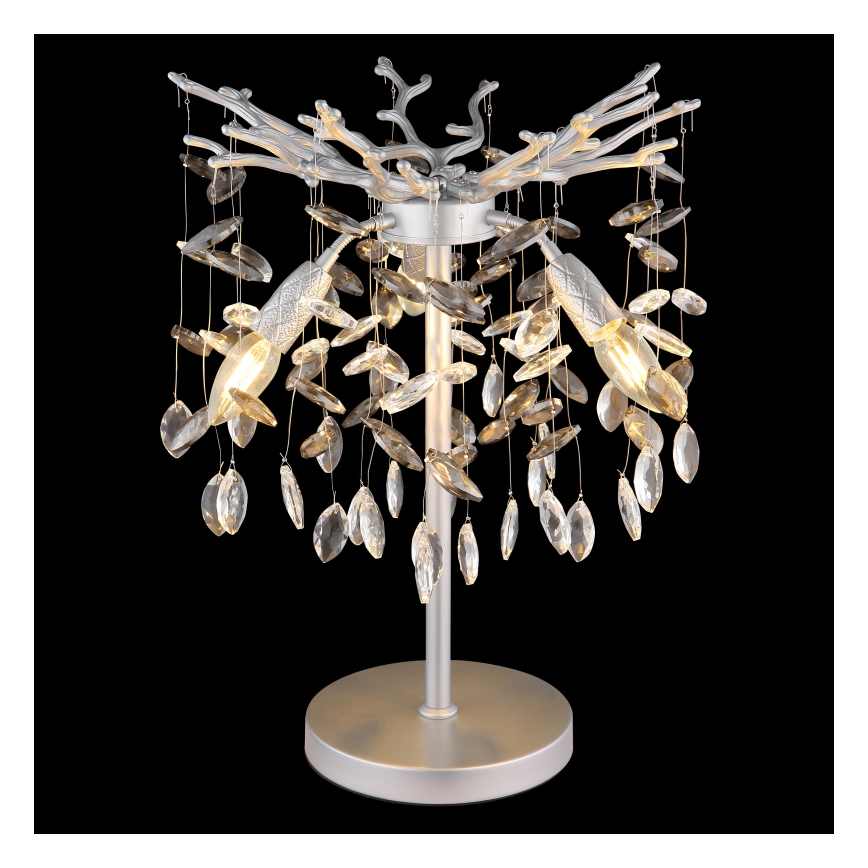 Globo - Tischlampe 3xE14/40W/230V silber