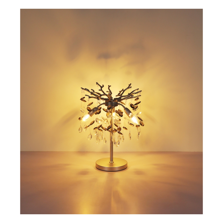 Globo - Tischlampe 3xE14/40W/230V silber