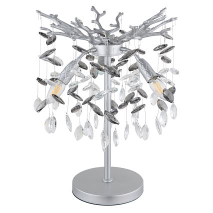 Globo - Tischlampe 3xE14/40W/230V silber