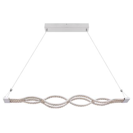 Globo - LED-dimmbare Pendelleuchte mit Seilaufhängung LED/30W/230V + Fernbedienung