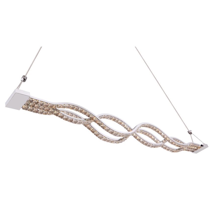 Globo - LED-dimmbare Pendelleuchte mit Seilaufhängung LED/30W/230V + Fernbedienung