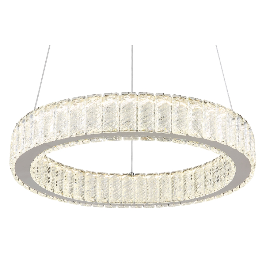 Globo - LED dimmbare Hängeleuchte an Seil LED/50W/230V 2700-6000K Ø 50 cm + Fernbedienung