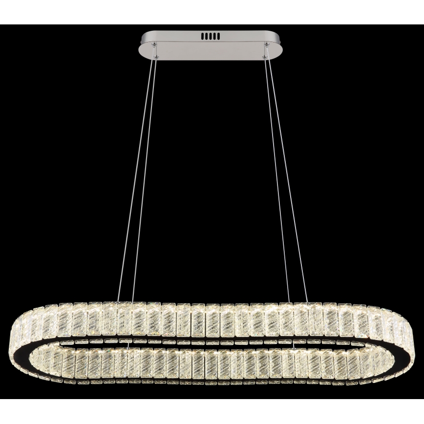 Globo - LED dimmbare Hängeleuchte an Seil LED/58W/230V 2700-6000K + Fernbedienung