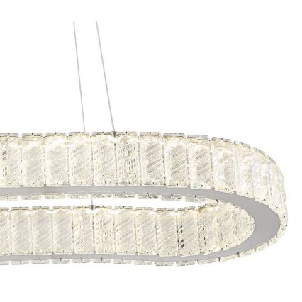 Globo - LED dimmbare Hängeleuchte an Seil LED/58W/230V 2700-6000K + Fernbedienung