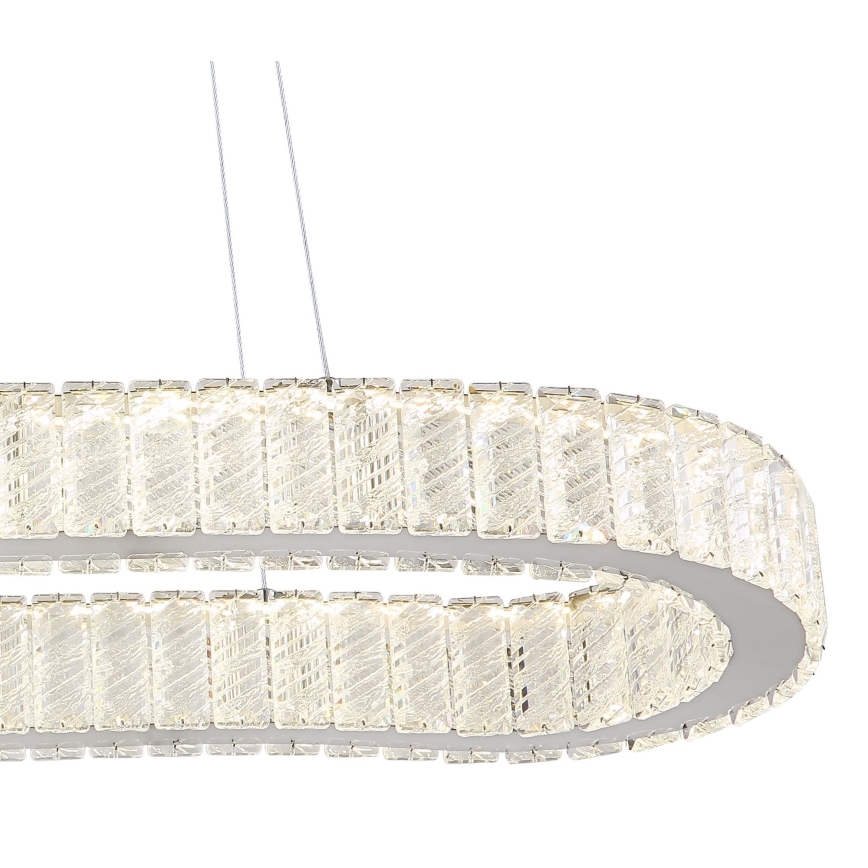Globo - LED dimmbare Hängeleuchte an Seil LED/58W/230V 2700-6000K + Fernbedienung