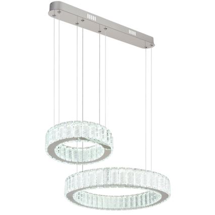 Globo - LED dimmbare Hängeleuchte an Seil LED/80W/230V 2700-6000K + Fernbedienung