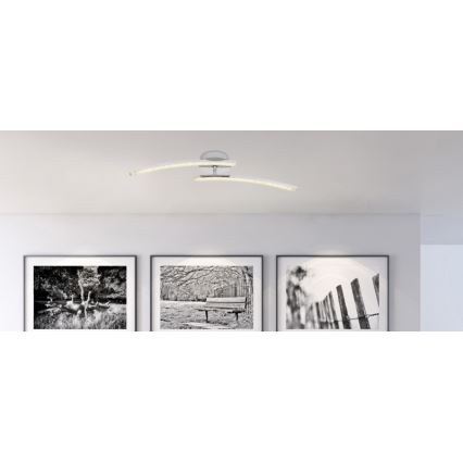 Globo - LED-Badezimmer-Aufbaukronleuchter 2xLED/6W/230V IP44