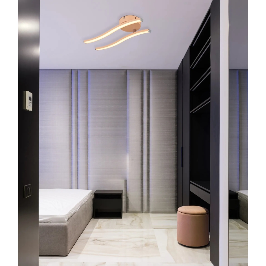 Globo - LED-Anbauleuchte LED/12W/230V 3000K orange