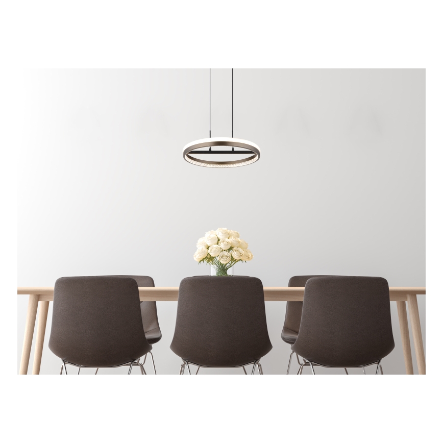 Globo - LED-Pendelleuchte an Kabel, 40 W / 230 V, 3000/4000/6000 K, Ø 39,7 cm