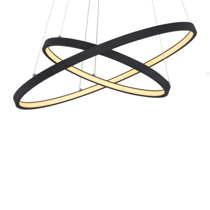 Globo - LED dimmbare Hängeleuchte an Seil 2xLED/21W/230V