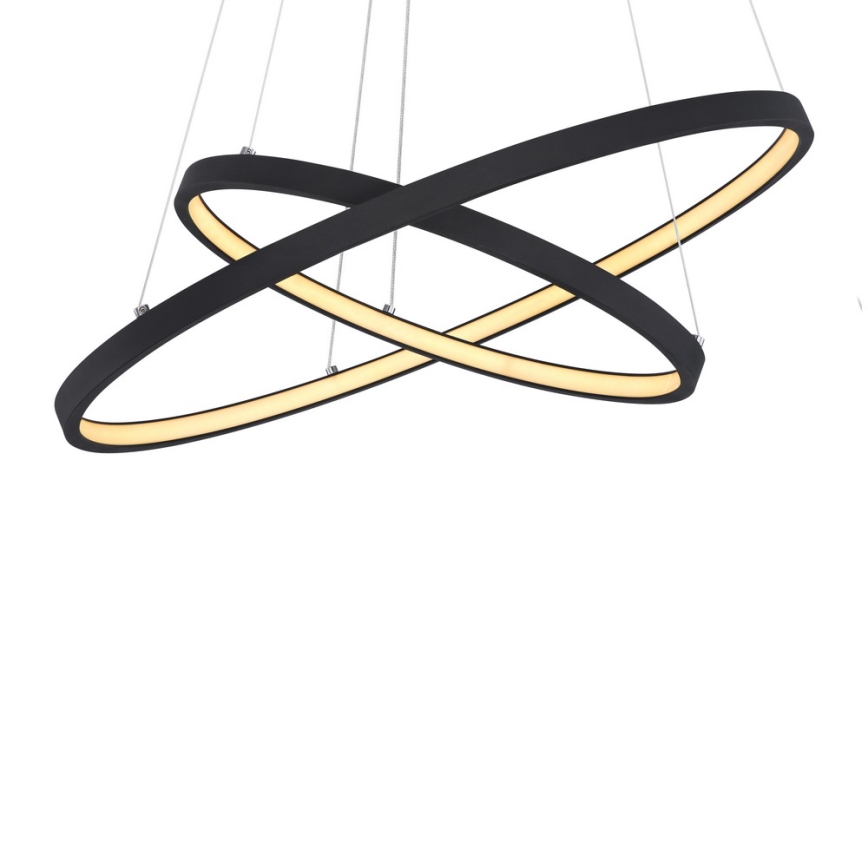 Globo - LED dimmbare Hängeleuchte an Seil 2xLED/21W/230V