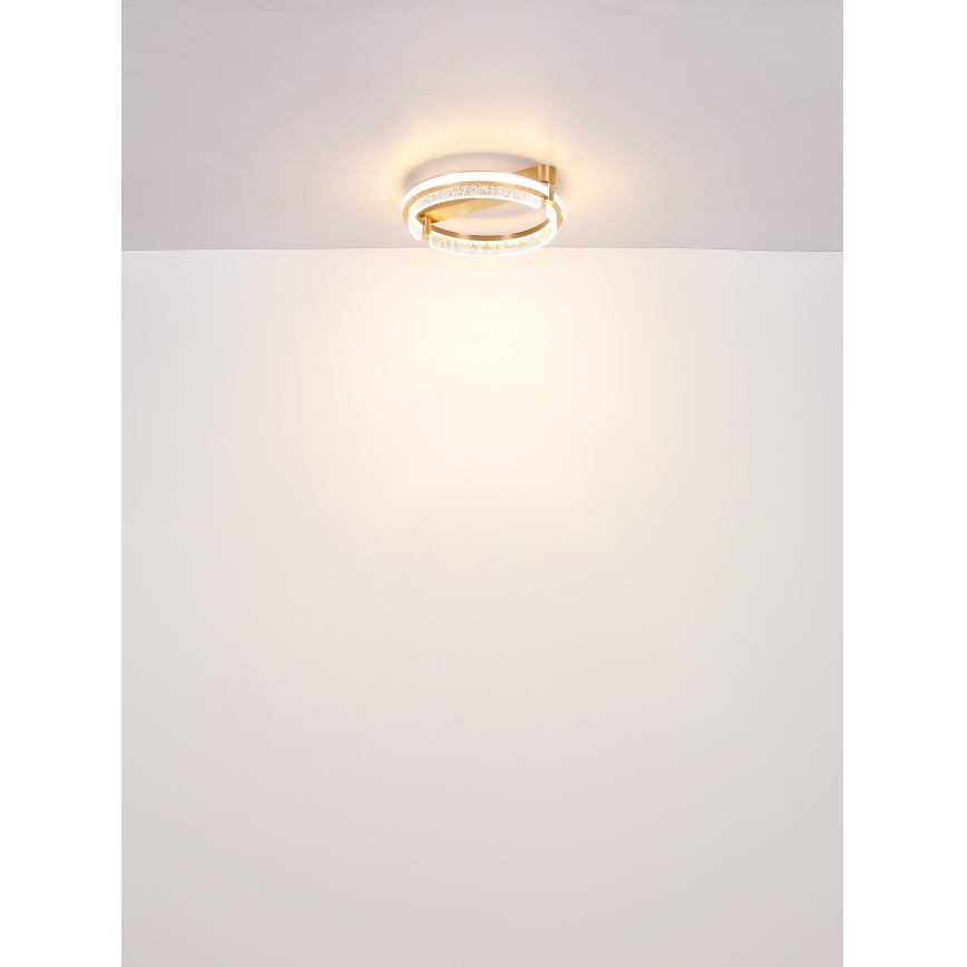 Globo - Dimmbare LED-Kristall-Deckenleuchte LED/36W/230V 2700K-6000K + Fernbedienung