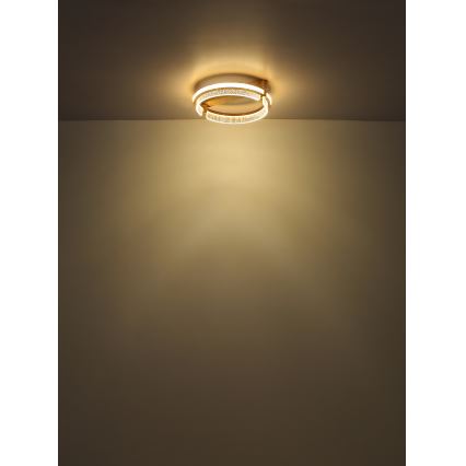 Globo - LED dimmbare Kristall-Deckenleuchte LED/36W/230V 2700K-6000K + Fernbedienung