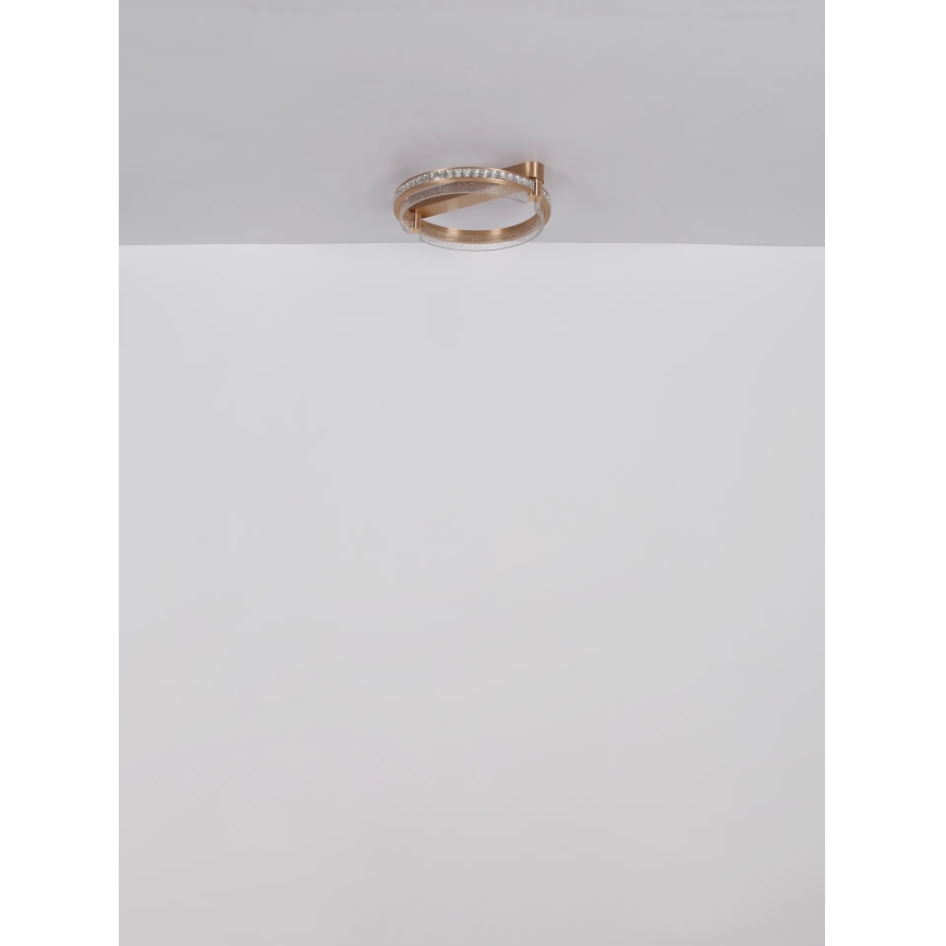 Globo - LED dimmbare Kristall-Deckenleuchte LED/36W/230V 2700K-6000K + Fernbedienung